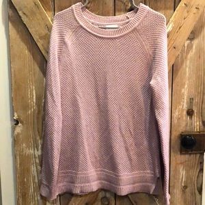 old fashioned purple sweater